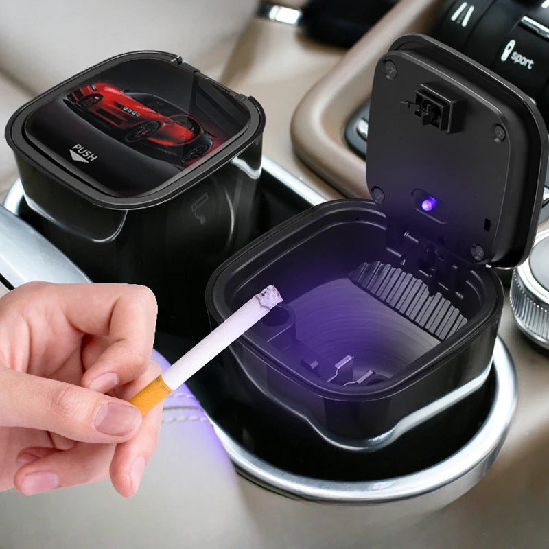 High-end car ashtray, vehicle ashtray, creative interior accessories for cars
