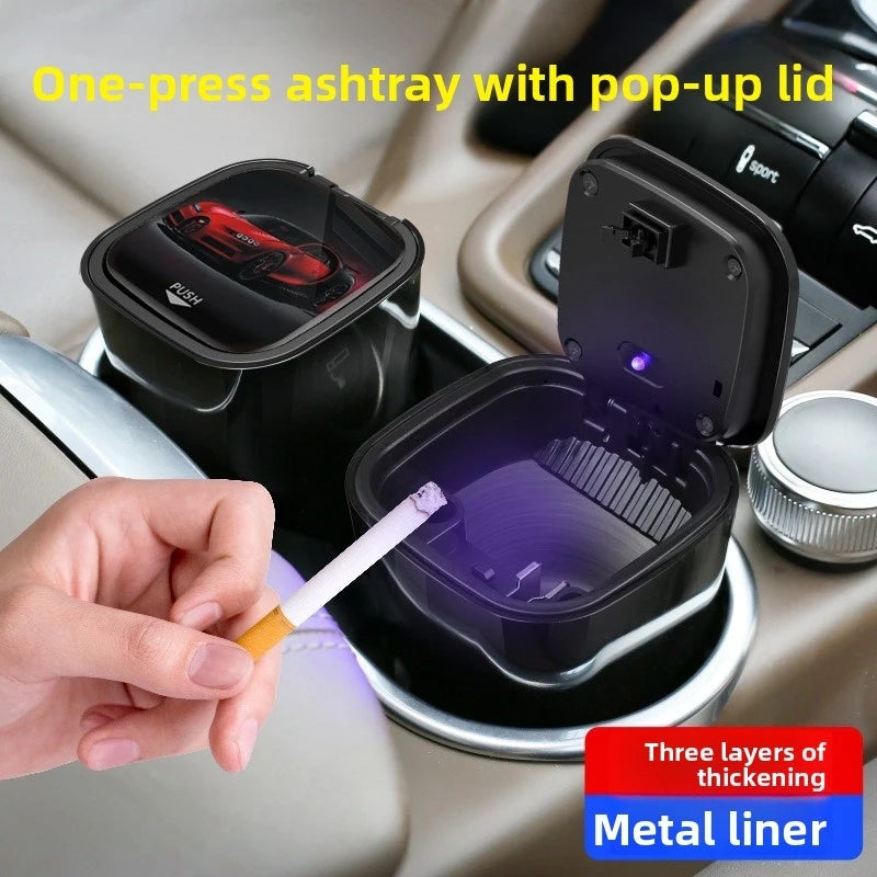 High-end car ashtray, vehicle ashtray, creative interior accessories for cars